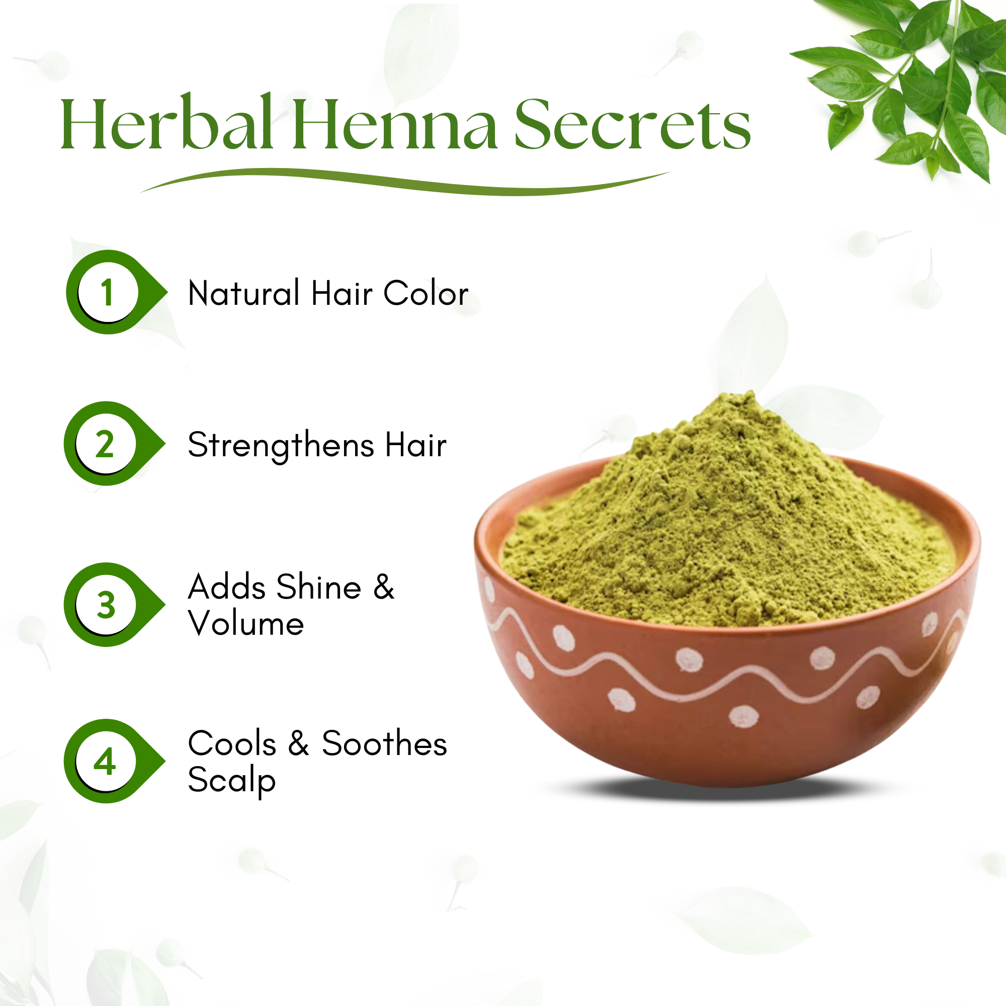 Havintha Natural Herbal Henna Hair Pack 11 Herbs Mix Mehndi Powder (227 g)