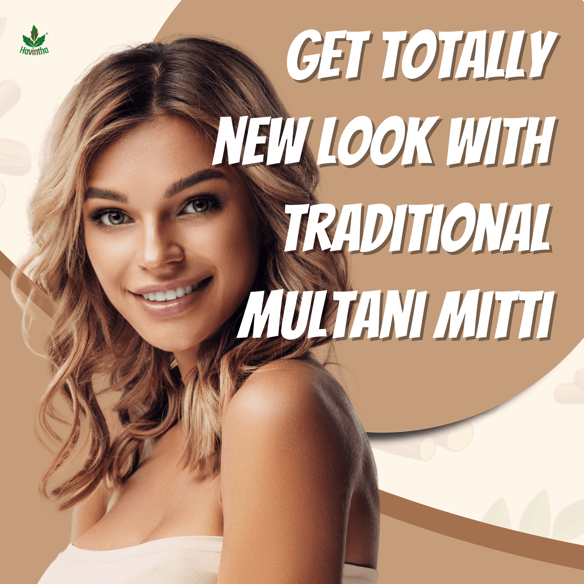Havintha Natural Multani Mitti Powder | Natural Face Pack & Skin Care | 250 Grams (JAR)