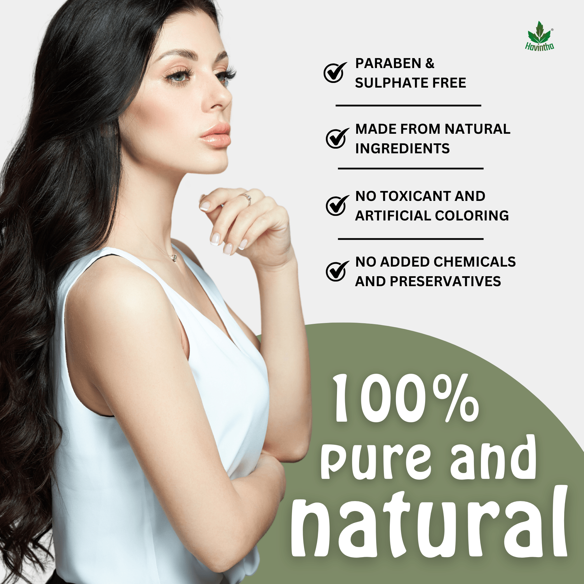 Havintha Curry Leaves Powder | For Strong & Healthy Hair | 250 Grams (JAR)