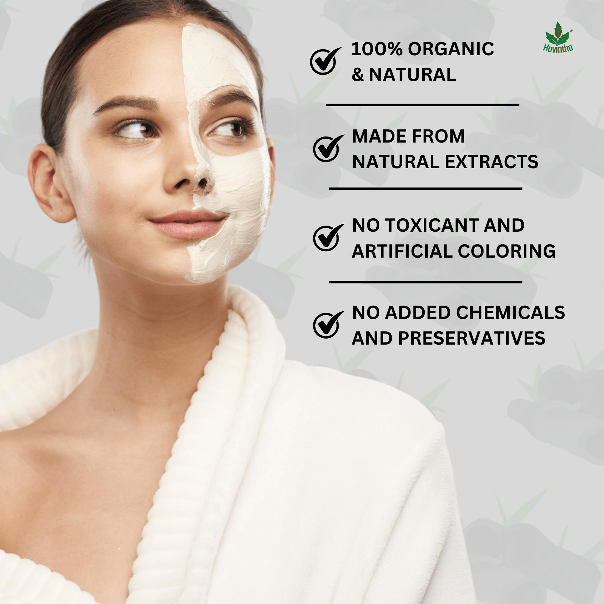 Havintha Activated Charcoal Powder | 100% Natural for Face & Body | 250 Grams (JAR)