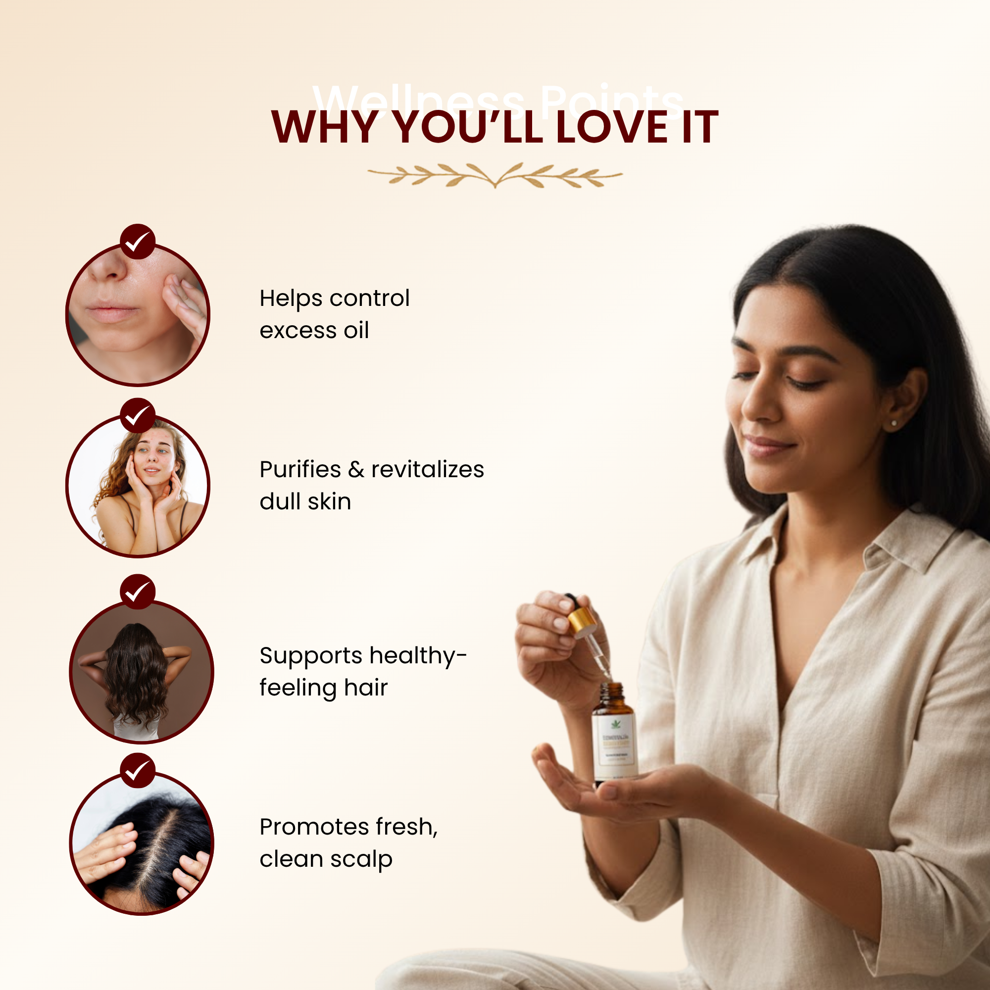 Havintha Lemongrass Essential Oil for Skin Health and Stress Reliever - Pure and Organic Product - 15 ml.