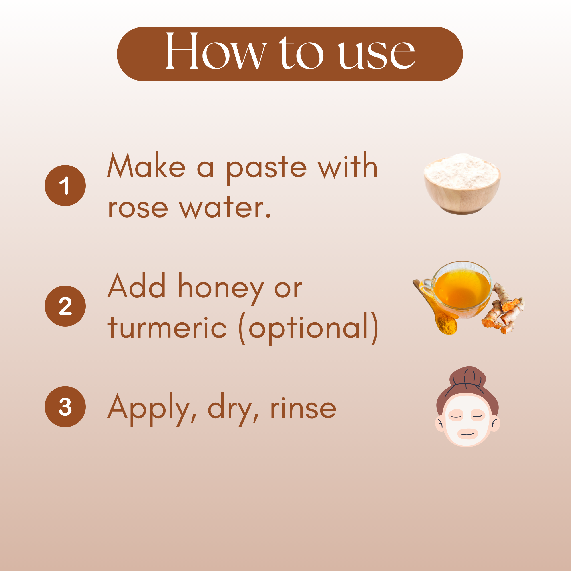 Havintha Natural Rice Powder Mask | Brightening Rice Mask | Glowing Skin | 100 Grams