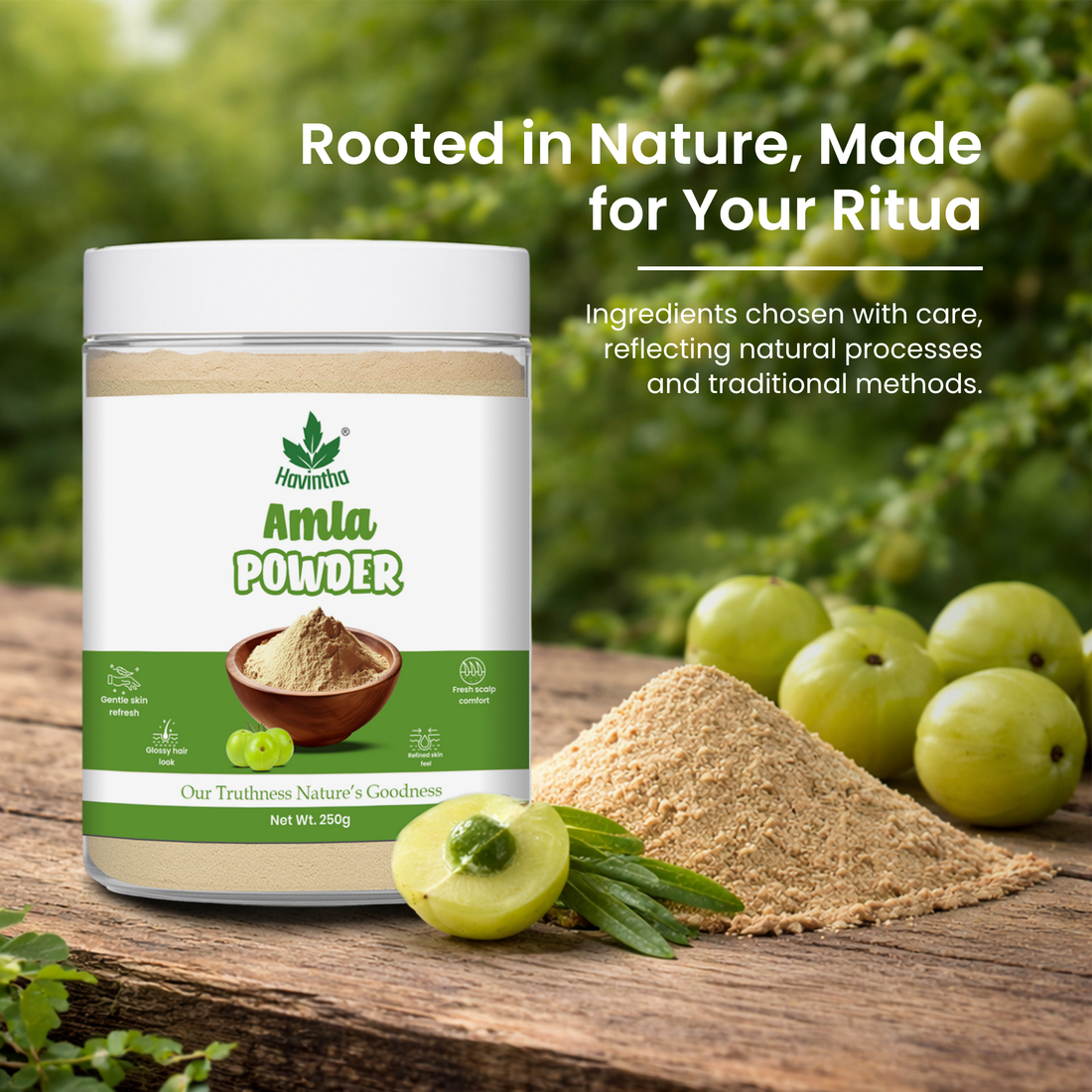 Natural Amla Powder – Indian Gooseberry – 250 Grams