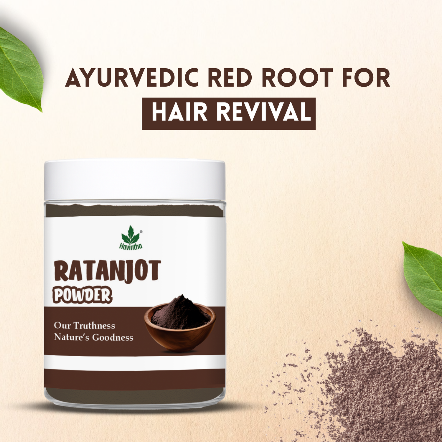 Havintha Ratanjot Powder (Root) Use for Hair Fall, Hair Growth, Skin Burns (80 g)