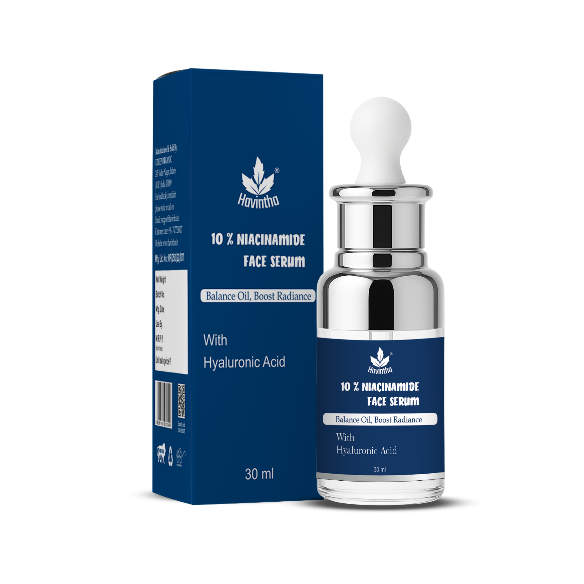 Havintha 10% Niacinamide Serum for Acne-Prone Skin – Oil Control | Spot Reduction | Pore Minimizer