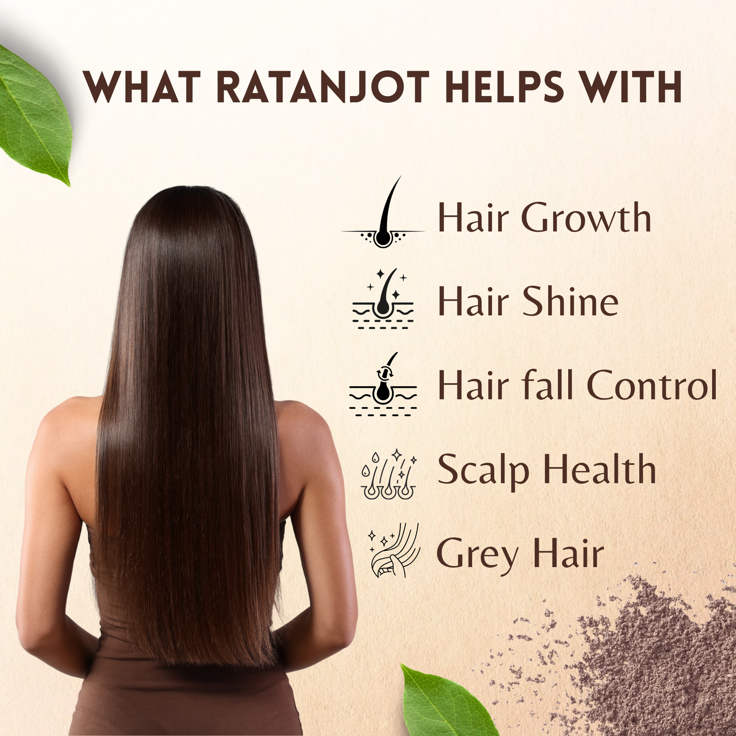 Havintha Ratanjot Powder (Root) Use for Hair Fall, Hair Growth, Skin Burns (80 g)