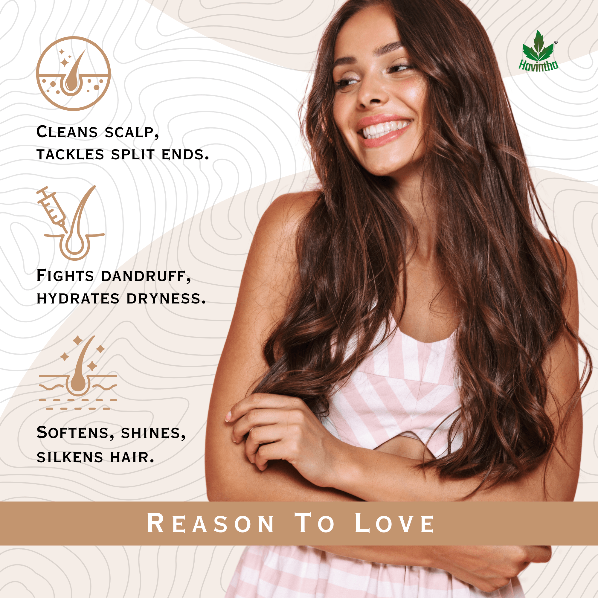 Natural Flax Seed Powder Shampoo | For Silky & Shiny Hair | For Dry Hair Type | Men & Women (250g)
