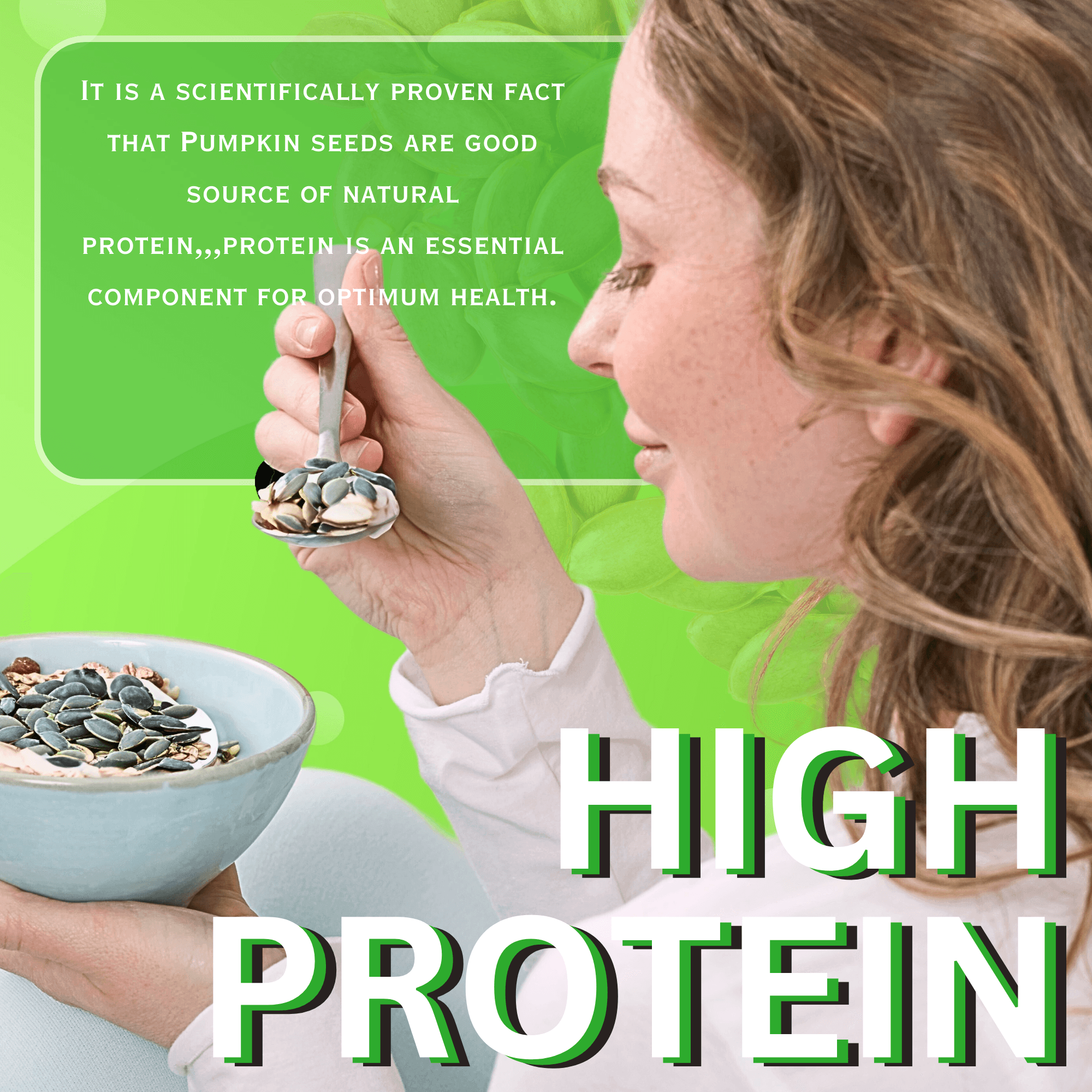 Havintha pumpkin seeds for Eating (Raw And Unroasted), Immunity Booster Seeds - 100 Grams