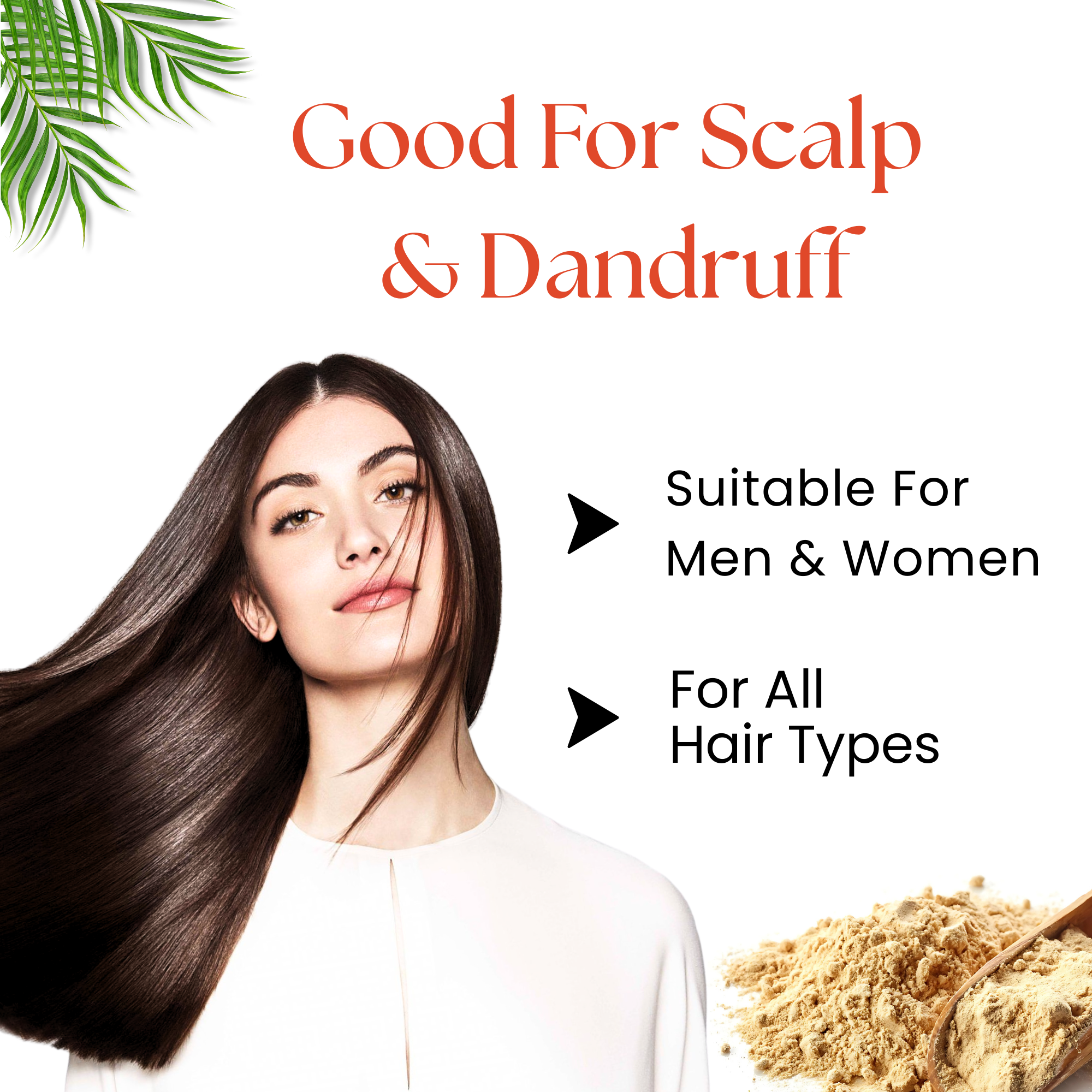 Natural Hair Shampoo with Methi Dana, Amla, Reetha & Shikakai – Fights Hair Fall & Promotes New Hair Growth |Men & Women (227g)