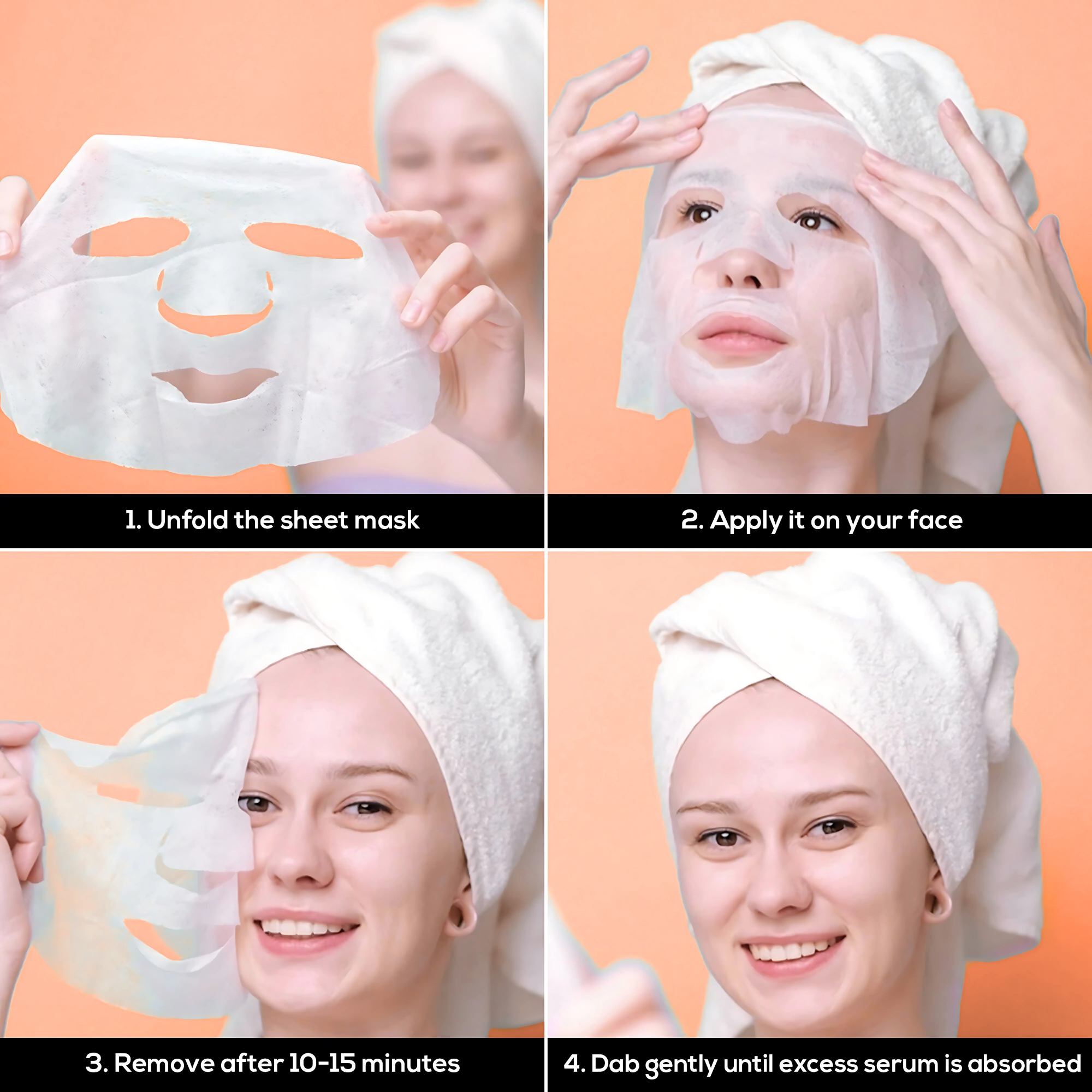 Havintha Sandalwood Face Sheet Mask For Glowing Skin | Facial Sheet Mask For Intense Hydration & Moisturizing (Pack Of 2)