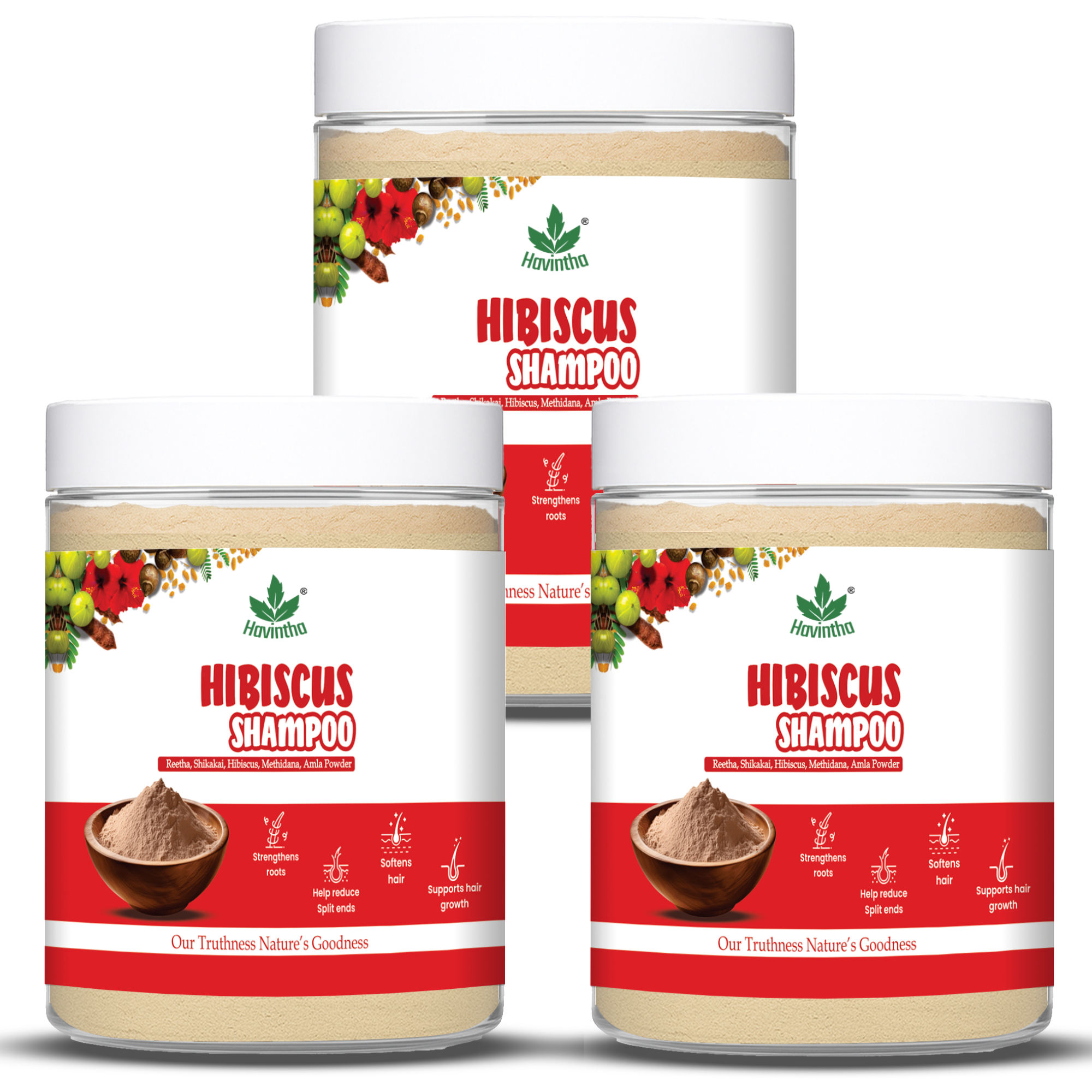 Natural Hibiscus Powder Shampoo | Prevents Hair Fall & Nourishes Lifeless Hair | for Overall Hair Growth | Men & Women (227g)