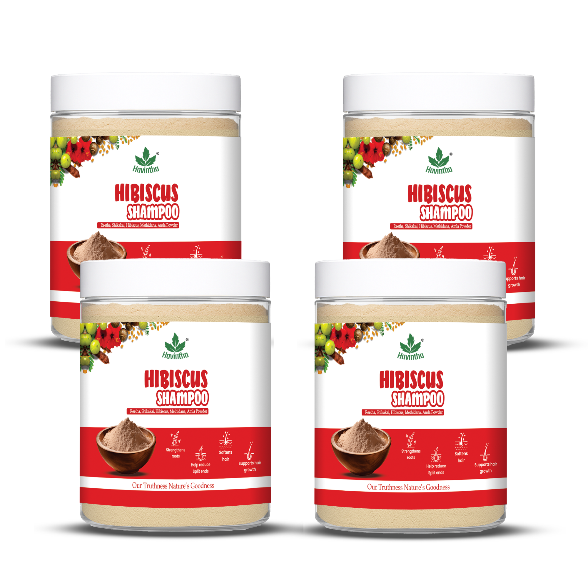 Natural Hibiscus Powder Shampoo | Prevents Hair Fall & Nourishes Lifeless Hair | for Overall Hair Growth | Men & Women (227g)