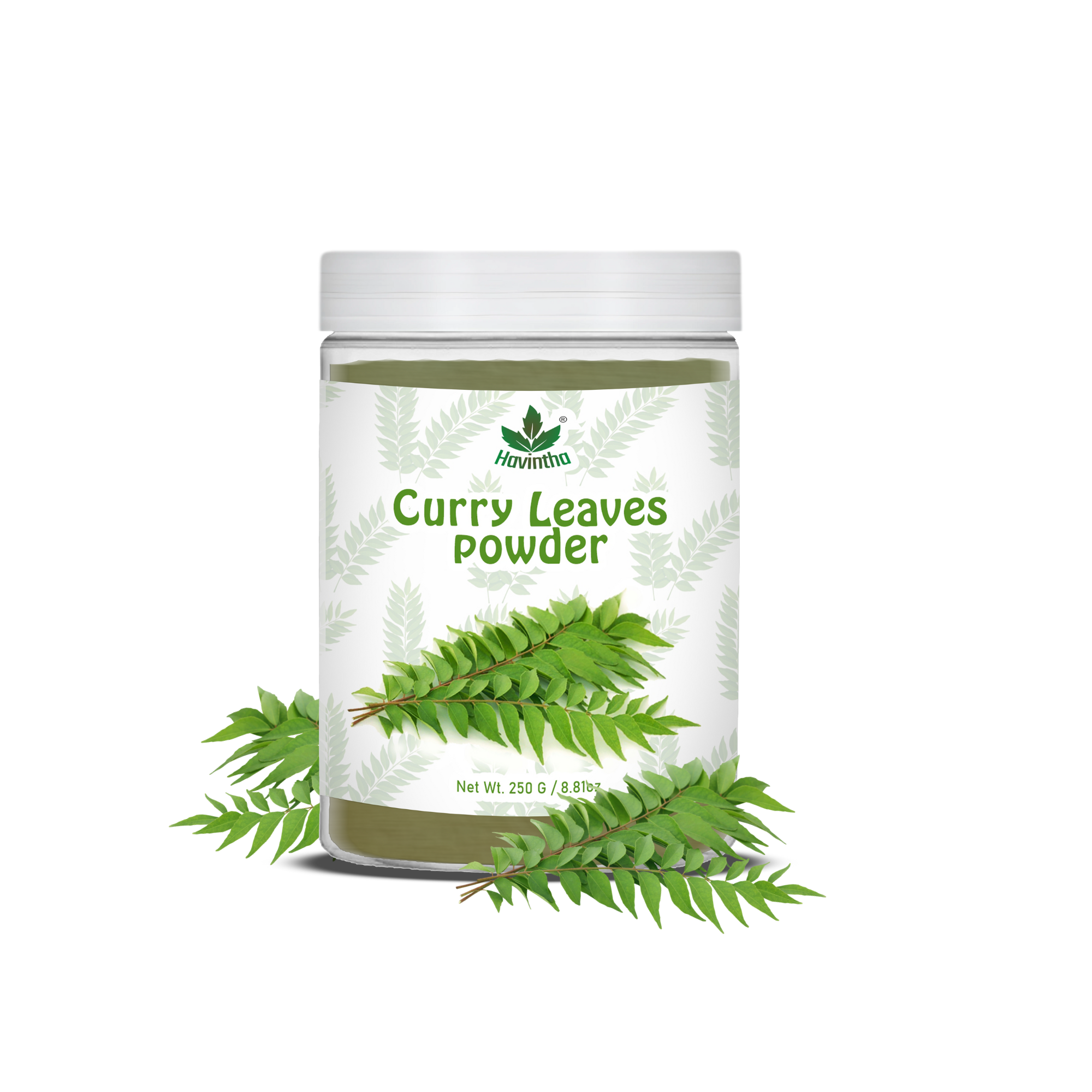 Havintha Curry Leaves Powder | For Strong & Healthy Hair | 250 Grams (JAR)
