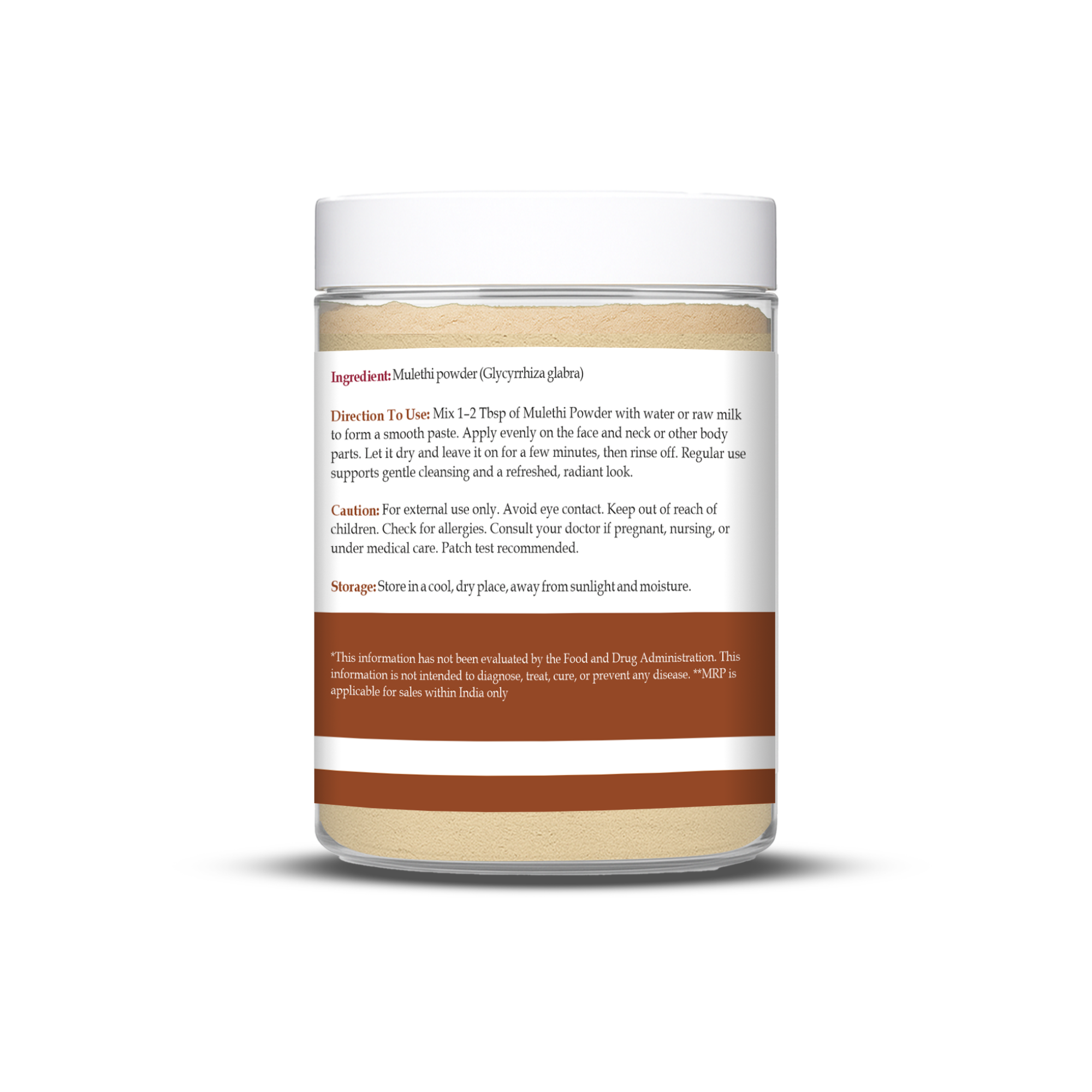 Havintha Natural Mulethi Powder | For Glowing Skin | For Face Brightening | 250 Grams (JAR)