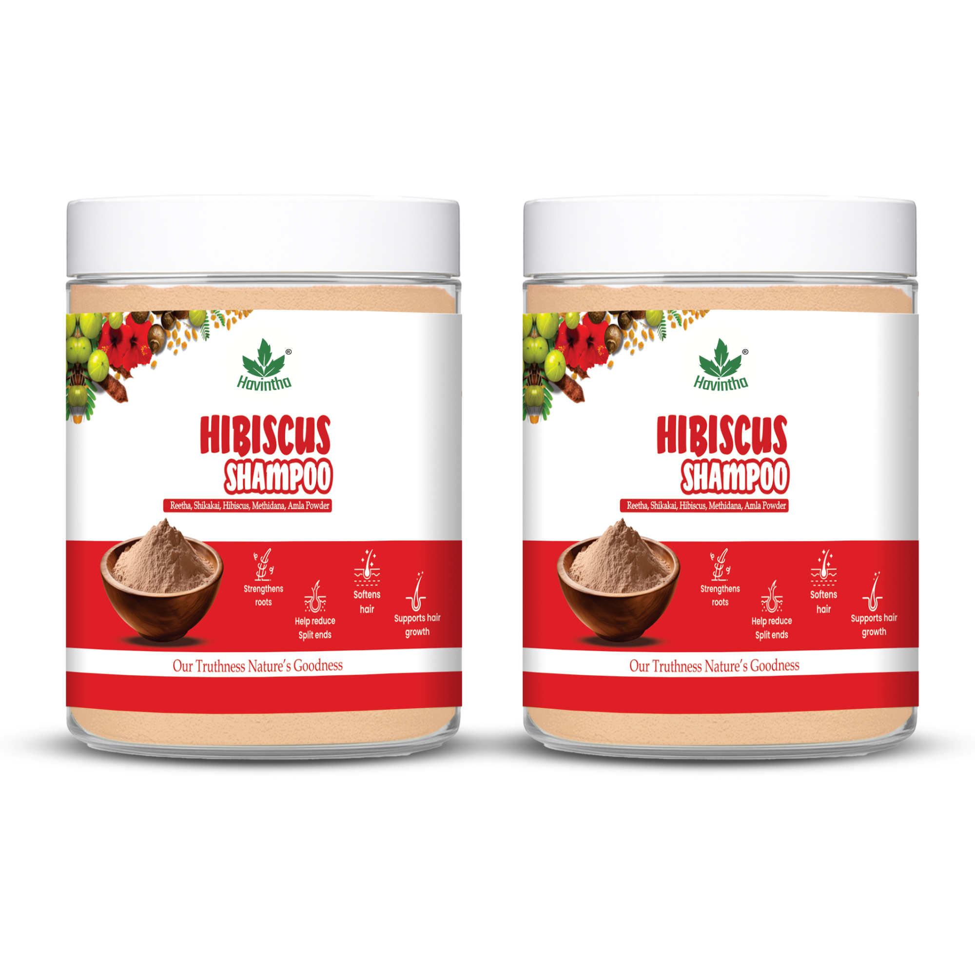 Natural Hibiscus Powder Shampoo | Prevents Hair Fall & Nourishes Lifeless Hair | for Overall Hair Growth | Men & Women (227g)