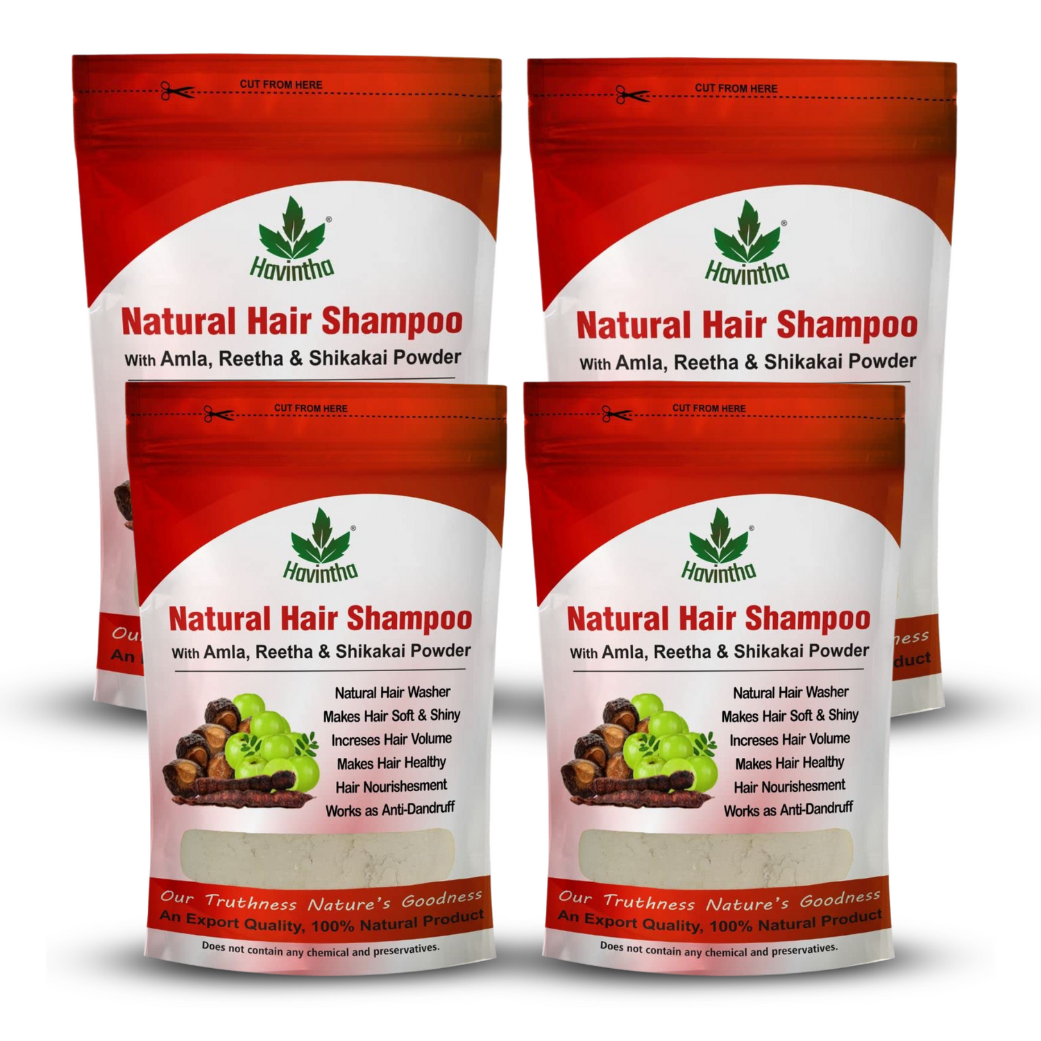 Amla Reetha Shikakai Powder Natural Hair Shampoo for Hair - 227 Grams