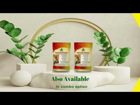 Natural Hair Shampoo with Methi Dana, Amla, Reetha & Shikakai – Fights Hair Fall & Promotes New Hair Growth |Men & Women (227g)