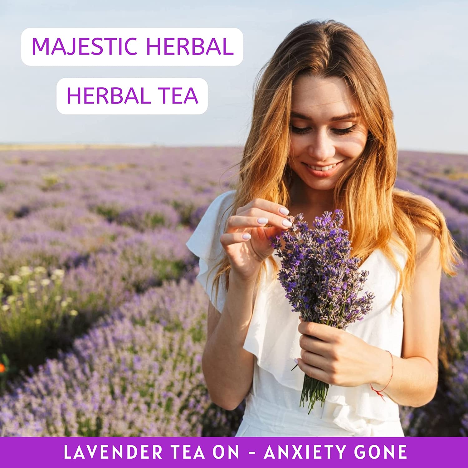 Havintha Natural Lavender Tea | Herbal Tea, Iced Tea - Caffeine Free | Organic Lavender Flower Tea - 50g (50 Cups)