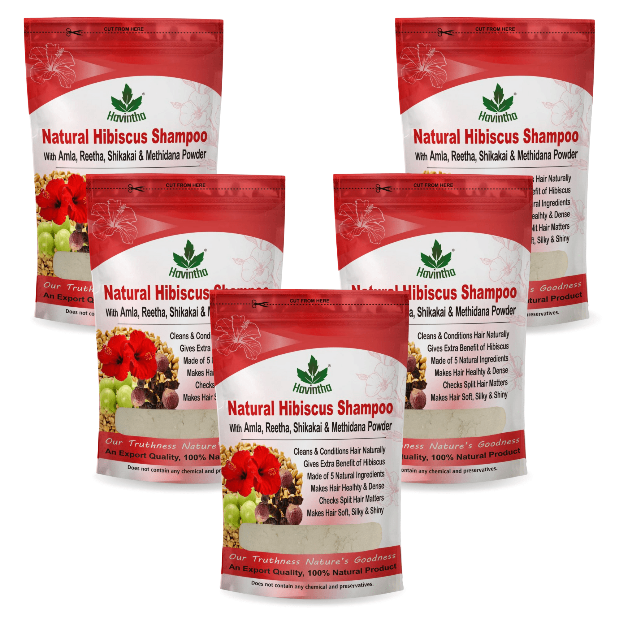 Natural Hibiscus Powder Shampoo | Prevents Hair Fall & Nourishes Lifeless Hair | for Overall Hair Growth | Men & Women (227g)