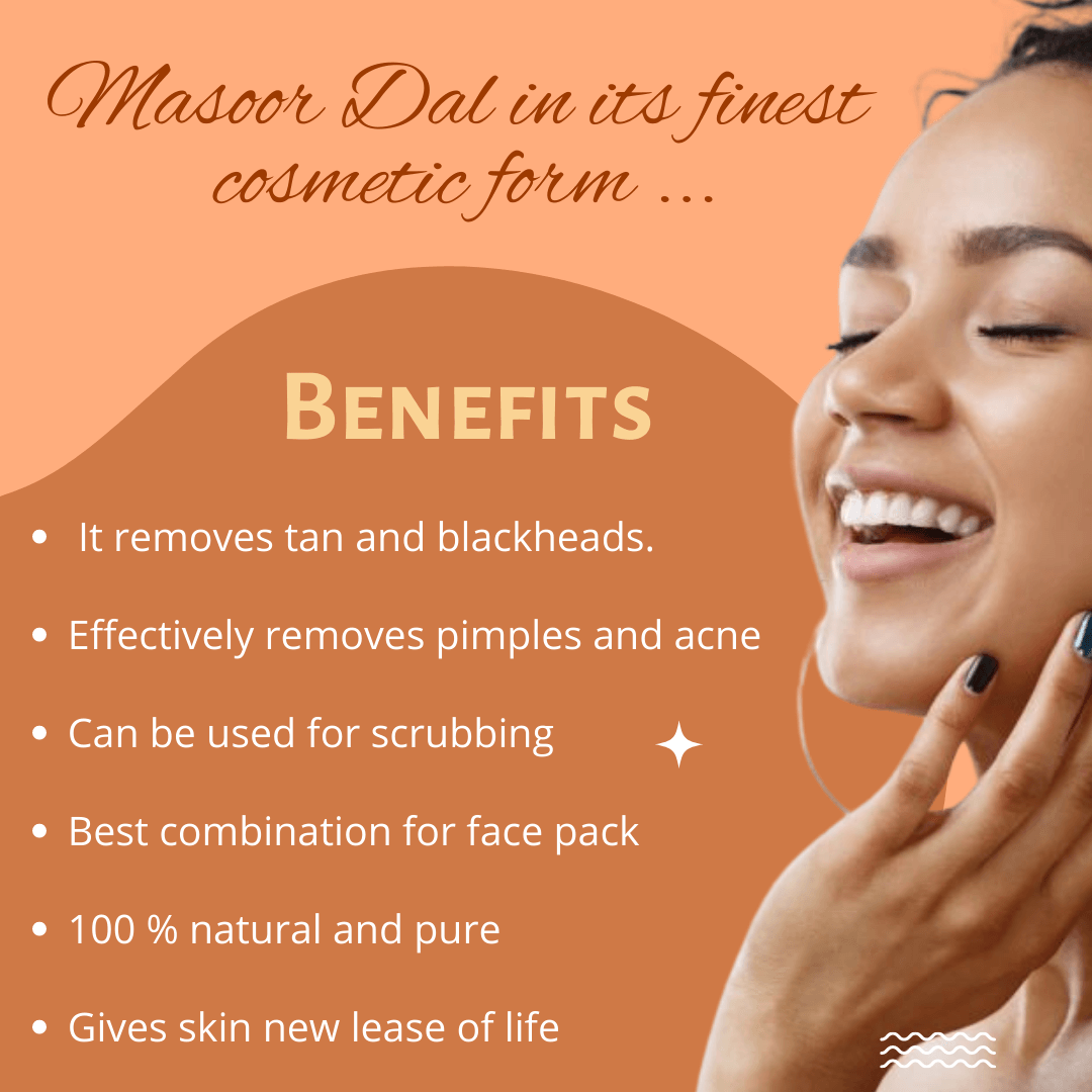 Benefits Havintha Masoor Dal Powder For Herbal face wash