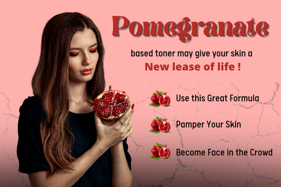 Pomegranate based toner and face scrubber may give your skin a new lease of life!