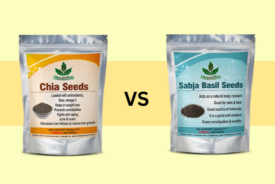 Is Chia & Sabja Basil seeds are same