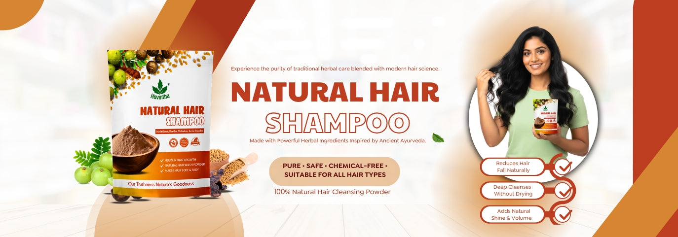 Natural hair shampoo