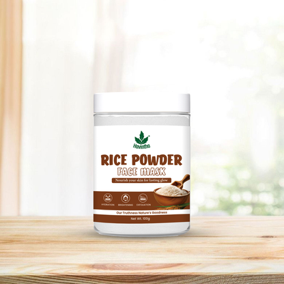 Havintha Rice Powder Mask 100g | Natural Brightening Face Pack | Skin Glow &amp; Radiance Care