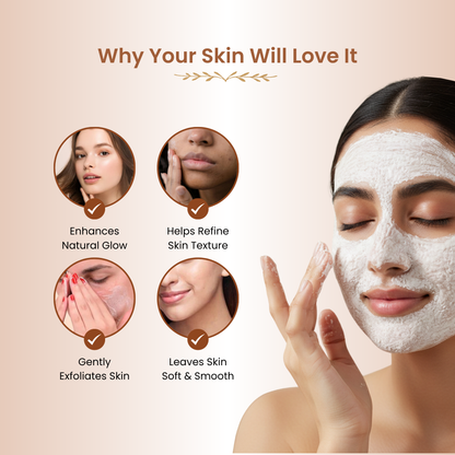 Havintha Rice Powder Mask 100g | Natural Brightening Face Pack | Skin Glow &amp; Radiance Care