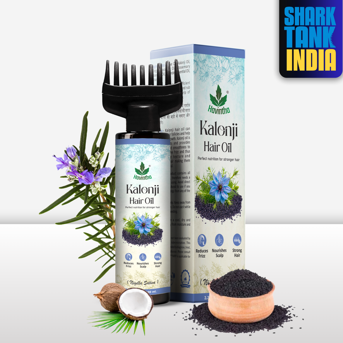 Havintha Natural Kalonji Hair Oil |Nourish &amp; Strengthen Your Hair Naturally |Secret to Thick Hair |100 ml
