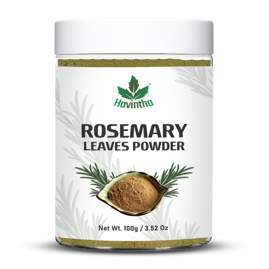 Havintha Natural Rosemary Powder For Shiny Hair|Rosemary powder for hair growth| Men & Women - 100gm