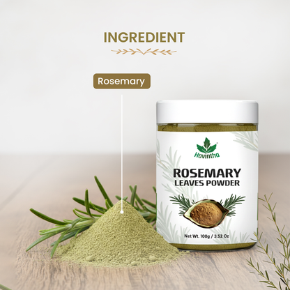 Havintha Natural Rosemary Powder For Shiny Hair|Rosemary powder for hair growth| Men &amp; Women - 100gm