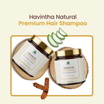 Havintha Premium Herbal Hair Shampoo 200g | Anti Hair Fall & Anti Dandruff | Sulfate-Free Foaming Shampoo with Shikakai, Aloe Vera, Methi & Spirulina for Strong, Thick & Healthy Hair