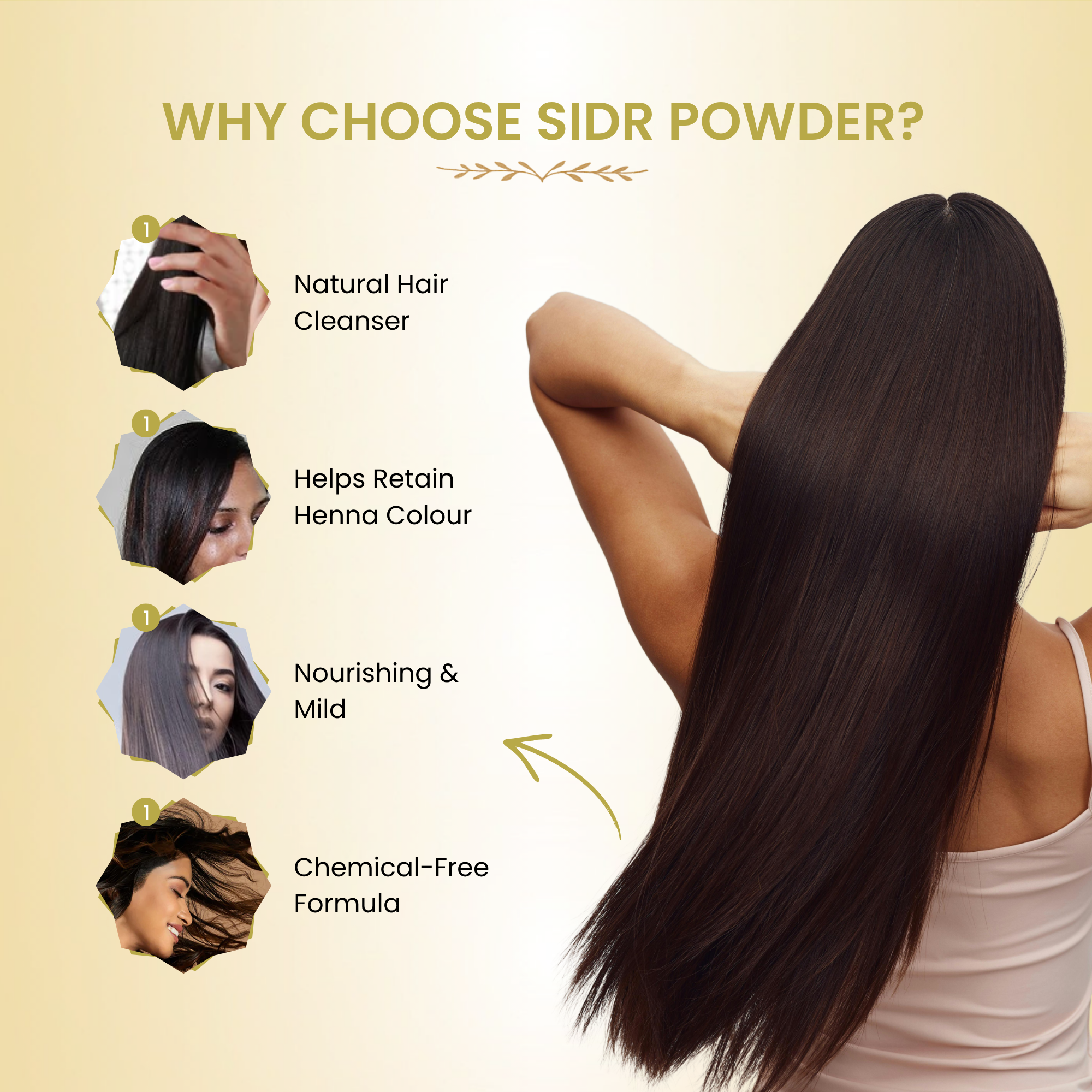 Havintha Herbal Sidr Leaves Powder 250gm | Natural Hair Cleanser &amp; Conditioner | Dry &amp; Damaged Hair Conditioning Hair Mask for Women and Men - 250g