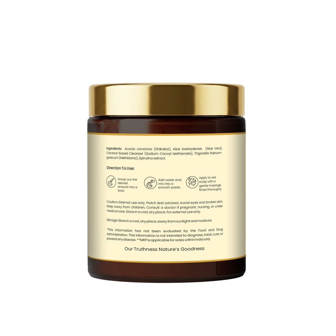 Havintha Premium Hair Shampoo 200g with Spirulina |Herbal Formula for Thick, Healthy Hair