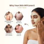 Havintha Natural Rice Radiance Face Mask Powder for Glowing Skin, Tan Removal & Skin Brightening | Herbal Rice Flour Face Pack for Oil Control, Acne Reduce | Ubtan Powder for Face Tone, Smooth - 100g