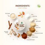 Havintha Natural Rice Radiance Face Mask Powder for Glowing Skin, Tan Removal & Skin Brightening | Herbal Rice Flour Face Pack for Oil Control, Acne Reduce | Ubtan Powder for Face Tone, Smooth - 100g