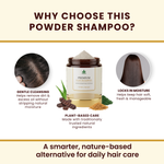 Havintha Premium Herbal Hair Shampoo 200g | Anti Hair Fall & Anti Dandruff | Sulfate-Free Foaming Shampoo with Shikakai, Aloe Vera, Methi & Spirulina for Strong, Thick & Healthy Hair