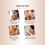 Havintha Coffee Face Scrub | Natural Exfoliator for Glowing Skin | Gentle, Skin-Brightening Formula – 100gm