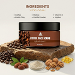 Havintha Coffee Face Scrub | Natural Exfoliator for Glowing Skin | Gentle, Skin-Brightening Formula – 100gm
