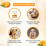 Havintha Orange Peel Powder for Face Whitening, Citrus aurantium (Santra Chilka) Pure - 227g