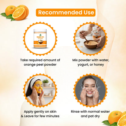 Havintha Orange Peel Powder 227g | Pure Citrus aurantium Powder | Natural Face Care