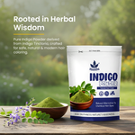 Natural Indigo Powder For Black Hair & Beard - 200 Grams