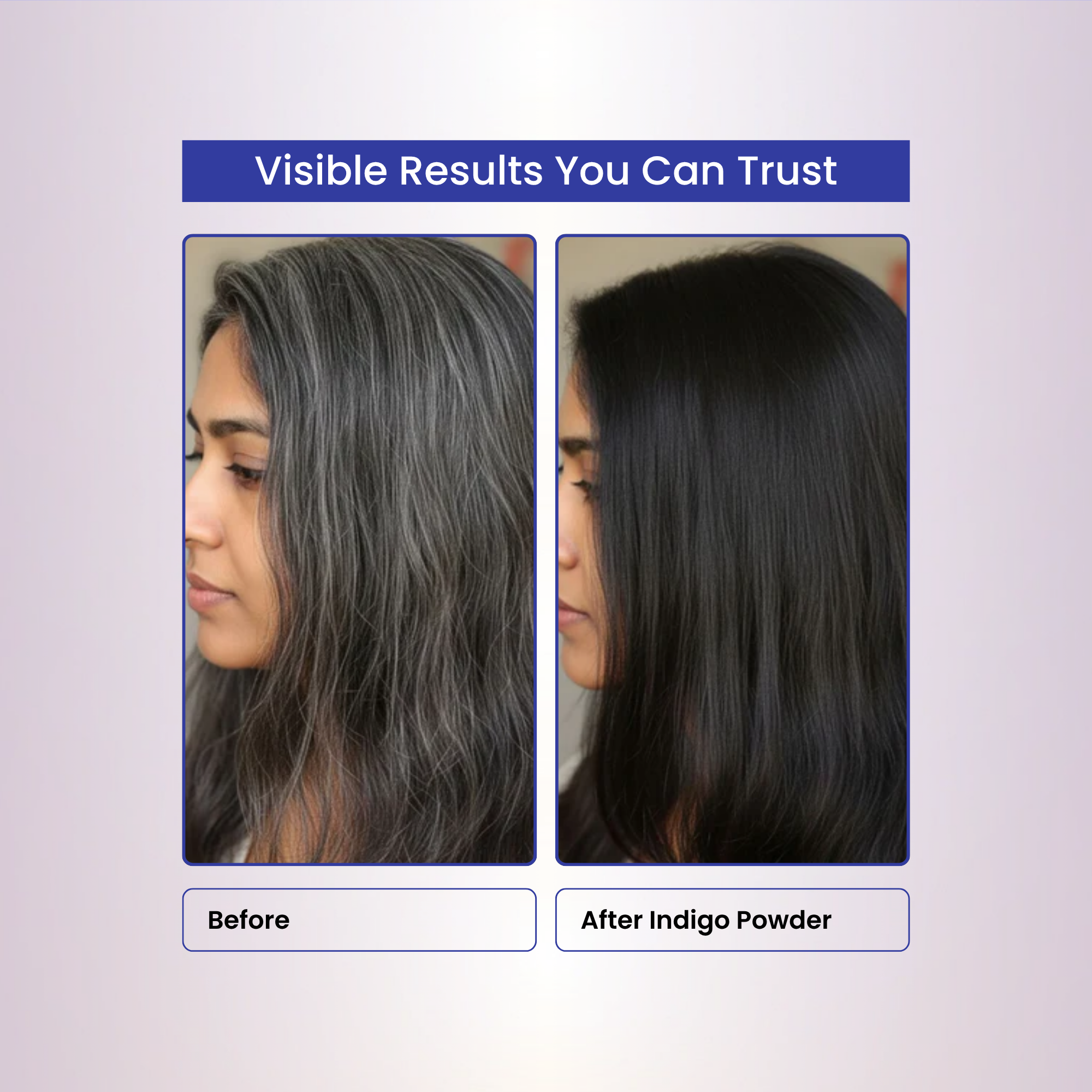 Natural Indigo Powder For Black Hair &amp; Beard - 200 Grams