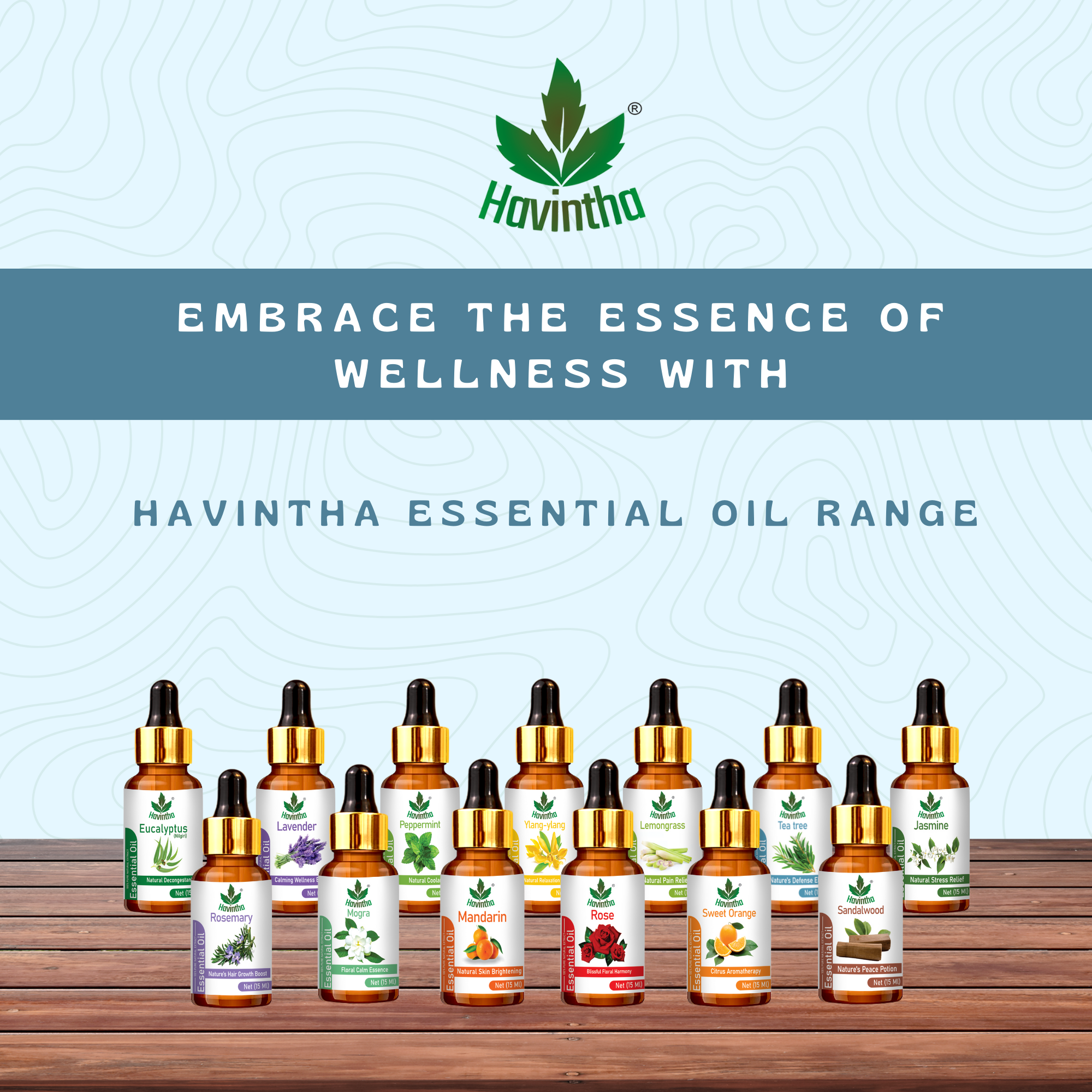 Havintha Tea Tree Essential Oil For Healthy and Glowing Skin, Acne, Dark spots and Reducing Dandruff | Pure and Organic-15 ml.