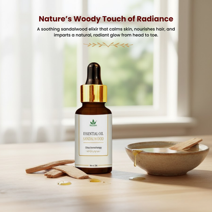 Havintha Sandalwood Essential Oil 15ml | Natural Sandalwood Aroma Oil | Hair &amp; Skin Care