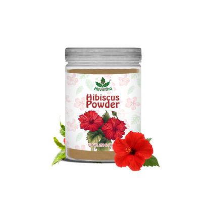 Havintha Natural Hibiscus Powder For Shiny Hair | For Strong Hair | Men &amp; Women - 250 Grams (JAR)