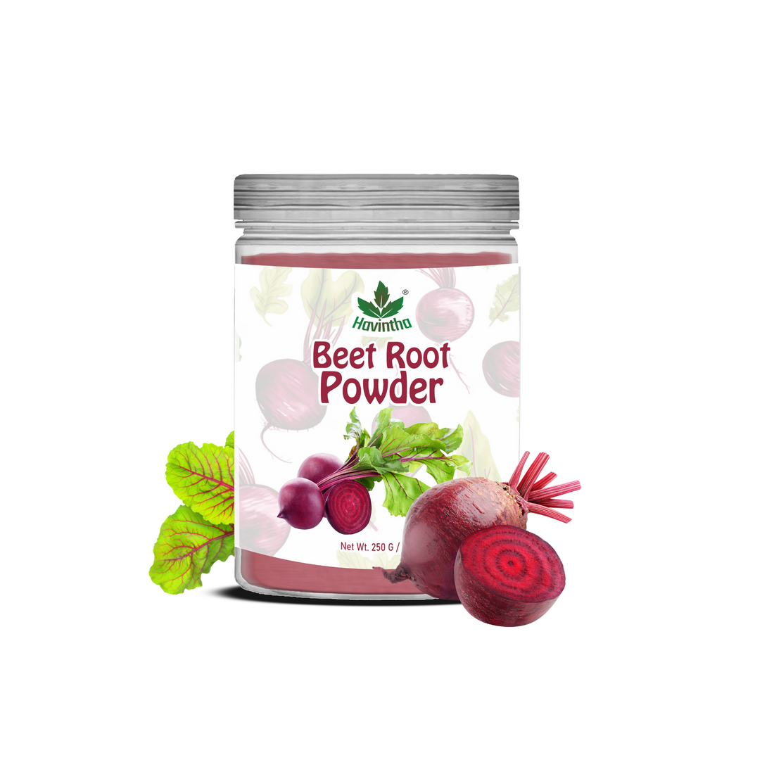 Havintha Beet Root Powder for Face | For Glowing Skin | Natural Skin Care | 250 Grams (JAR)