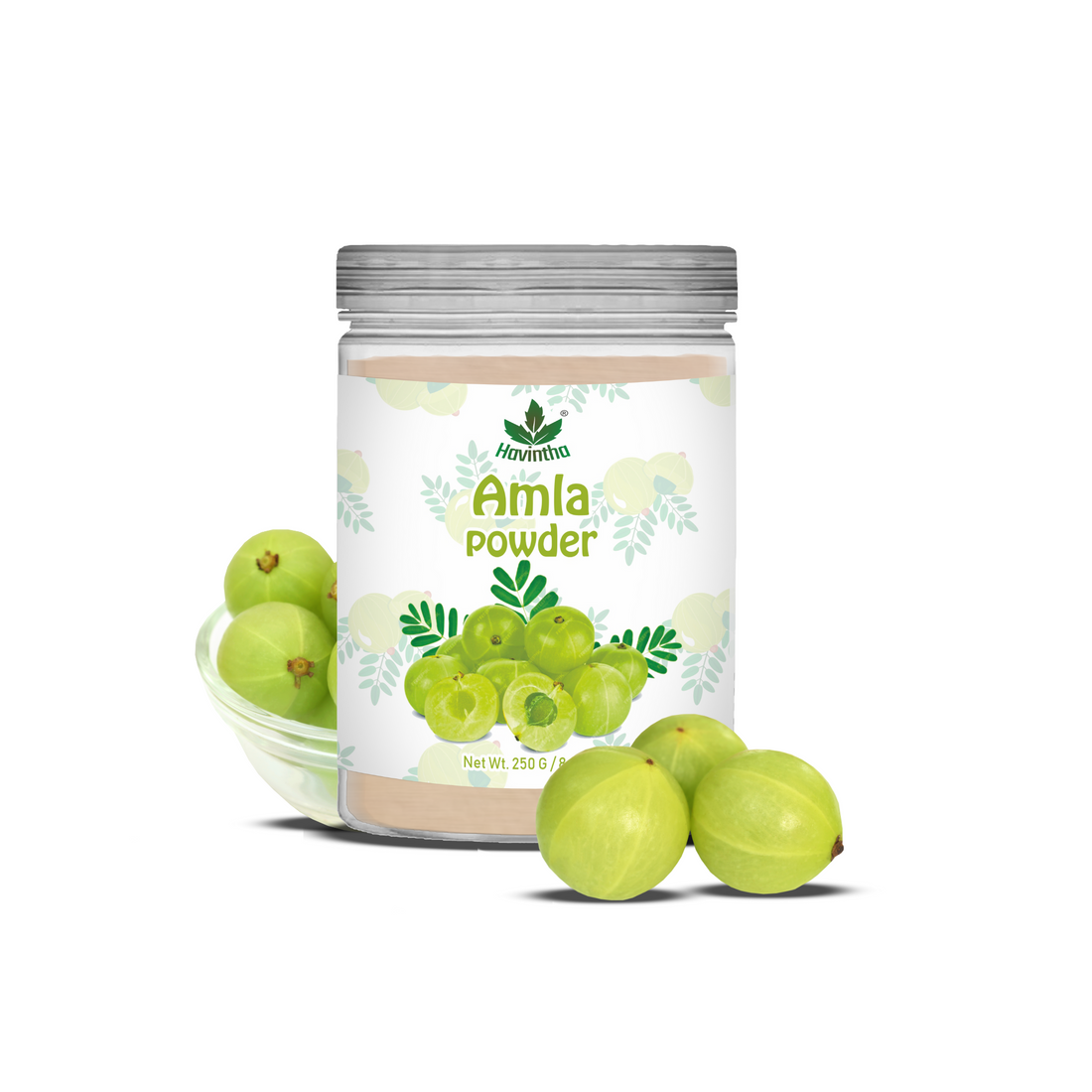 Havintha Natural Amla Powder | 250 Grams (JAR)