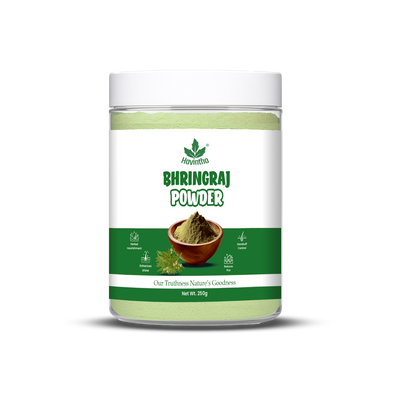 Havintha Natural Bhringraj Powder | For Strong &amp; Silky Hair | 250 Grams (JAR)